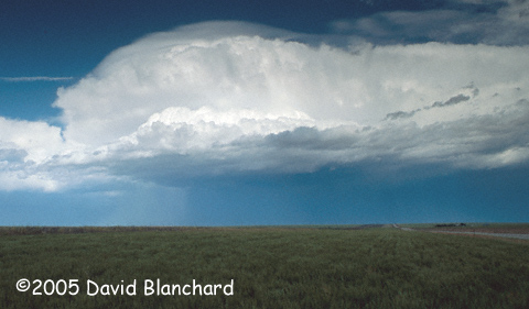 High-based, low-topped storm in eastern Colorado