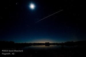 International Space Station transiting the skies across northern Arizona. 