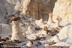 Rimrock Hoodoos ("Toadstools") in the Grand Staircase-Escalante National Monument.