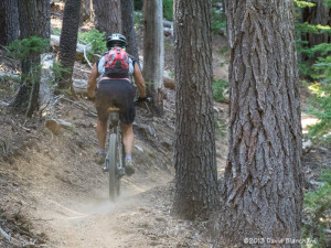 A dusty descent down the South Fork Trail.