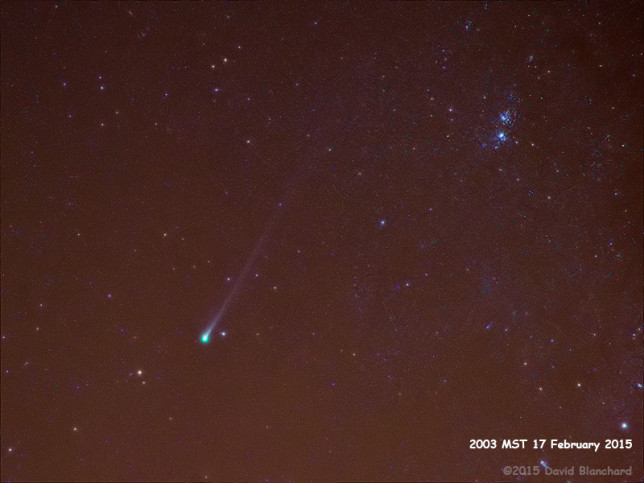 Comet Lovejoy: 17 February 2015