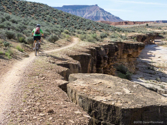 Hurricane Cliffs trail system: Jem Trail.