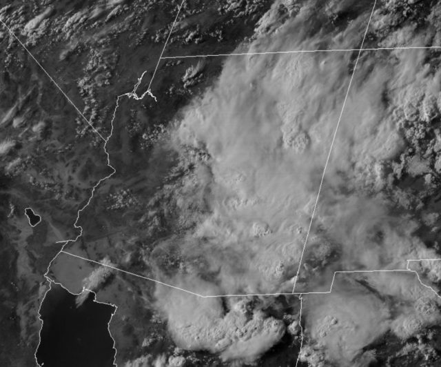 GOES-16 visible satellite imagery.