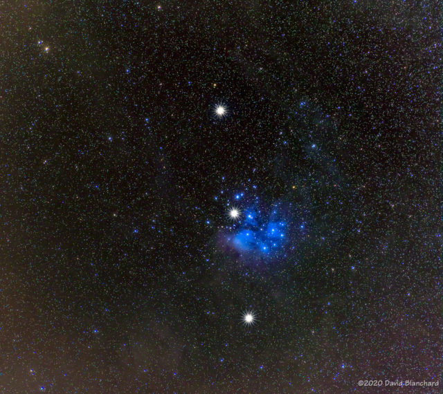 Conjunction of Venus and Pleiades