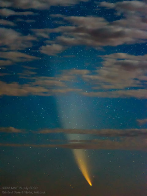 Comet C/2020 F3 (NEOWISE) 15 July 2020.