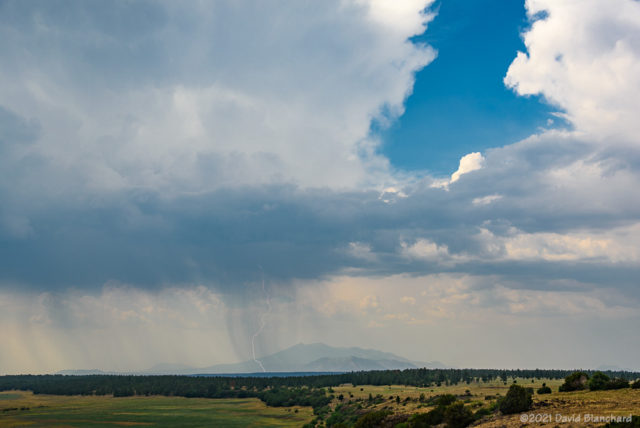 Lightning in northern Arizona.