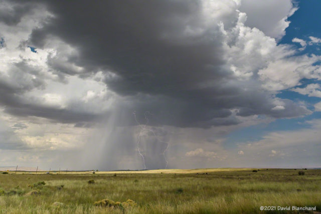 Lightning at Wupatki National Monument.