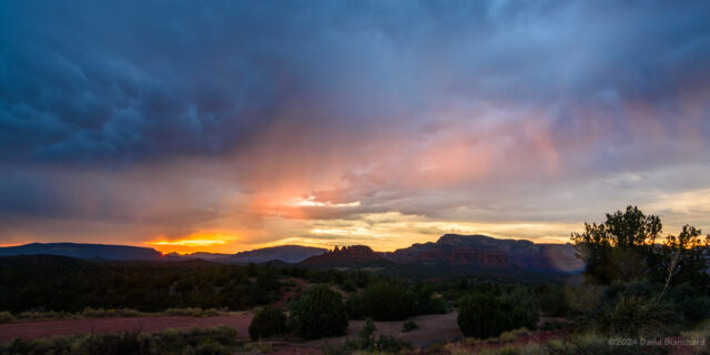 Another great sunset in Sedona, Arizona.