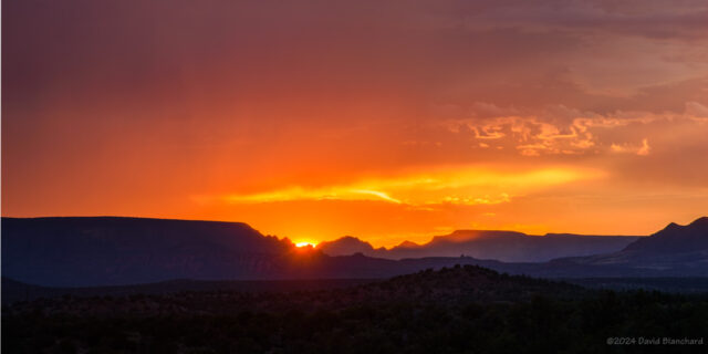 Sunset in Sedona.