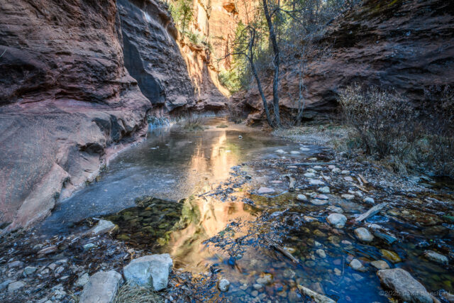 West Fork Oak Creek. This is the "Subway" section of the canyon.